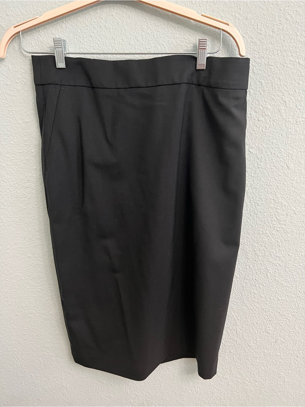 12 Long Banana Republic Black Pencil Skirt